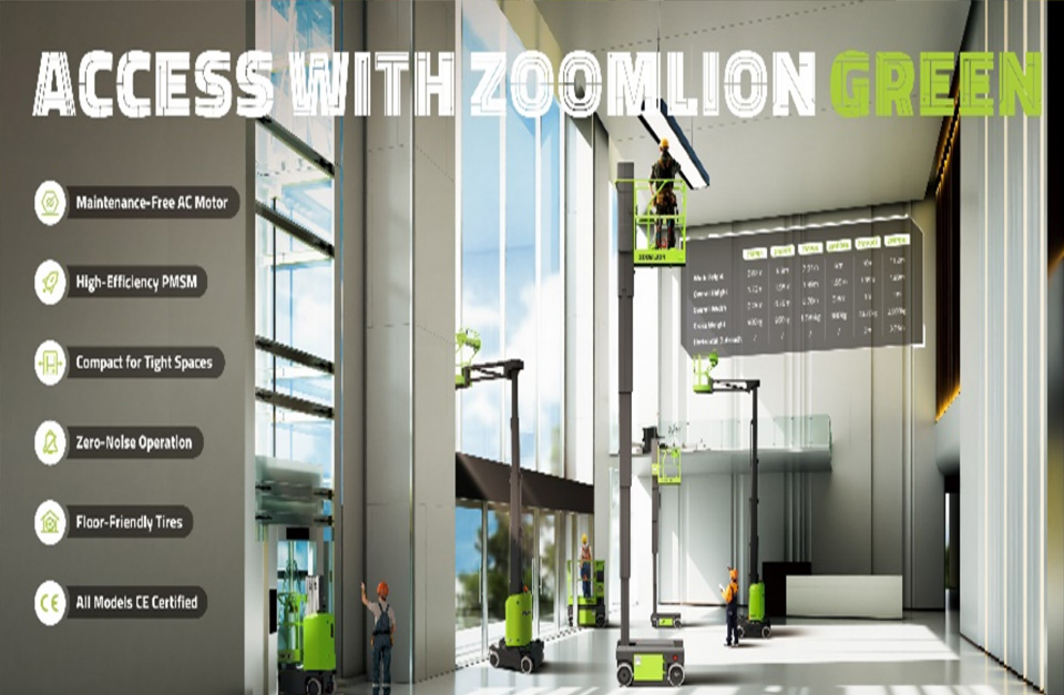 Zoomlion Access Unveils Comprehensive Range of Vertical Mast Lifts