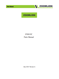ZS0610C  Parts Manual